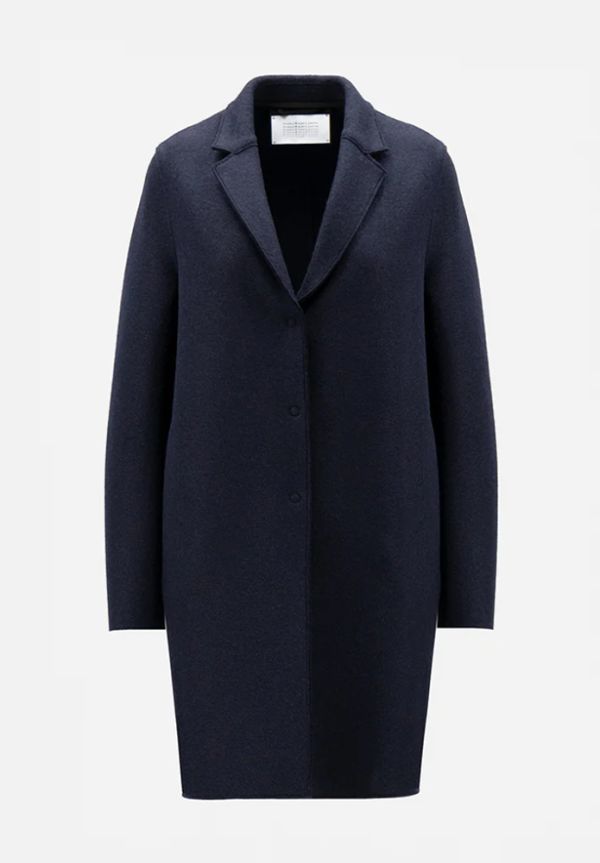 ABRIGO COCOON A1301 MLK NAVY BLUE