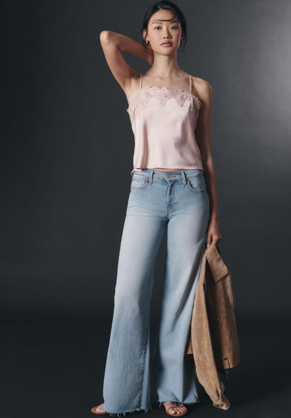 JEAN MID RISE PALAZZO