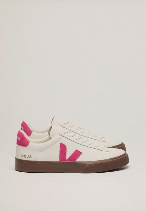 SNEAKER CAMPO WHITE PINK BARK