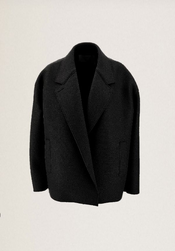 ABRIGO OVERSIZED BAXY AG2475 MLK BLACK