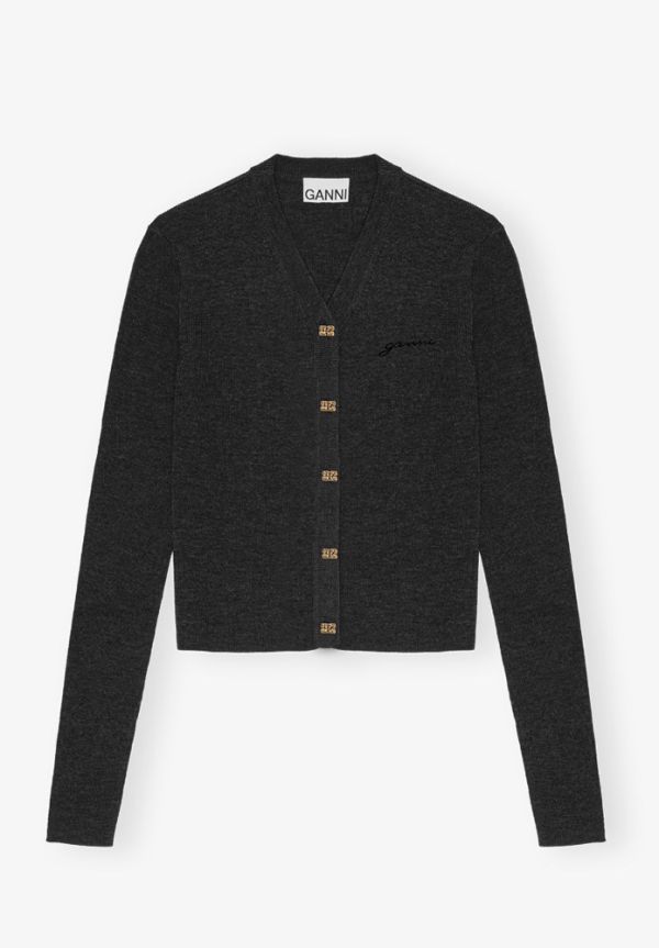 CARDIGAN MINI RIBBED K2474