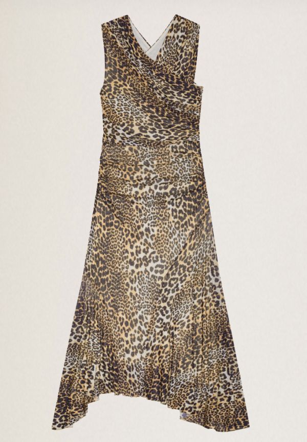 VESTIDO PRINTED MARL MESH T4133