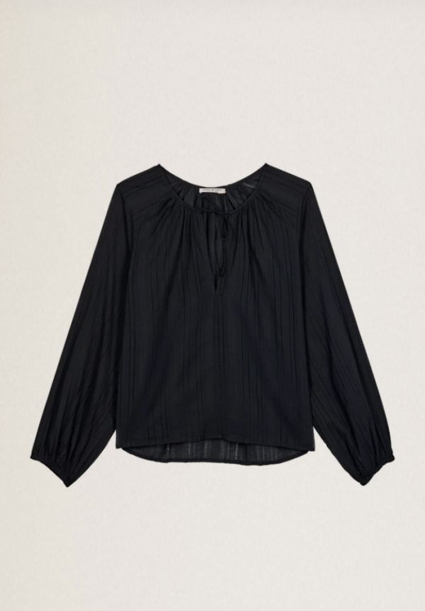 BLUSA ROSIE AJOURE BLACK