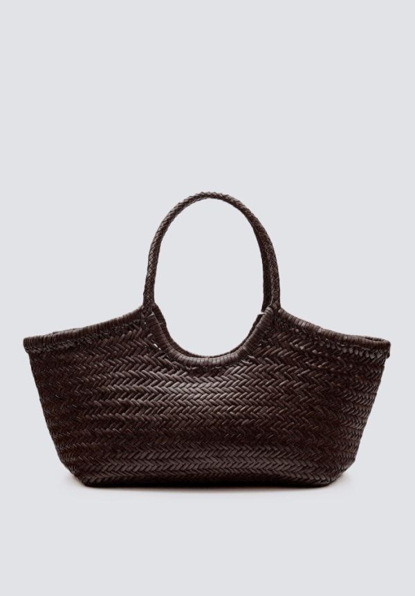 BOLSO NANTUCKET BASKET DARK BROWN + FUNDA