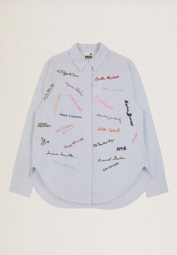 CAMISA EMBROIDERED POPLINE MILOU