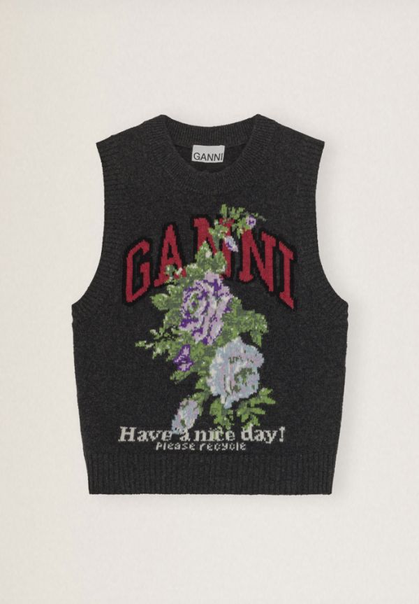 CHALECO GRAPHIC FLOWERS K2596