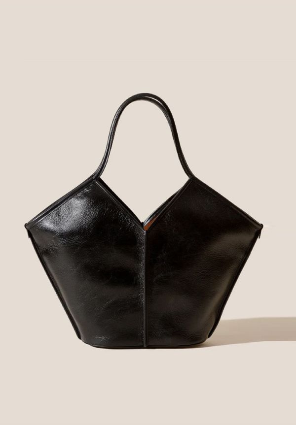 BOLSO CALELLA SQUARED GRAINY WBA25.001.1 BLACK